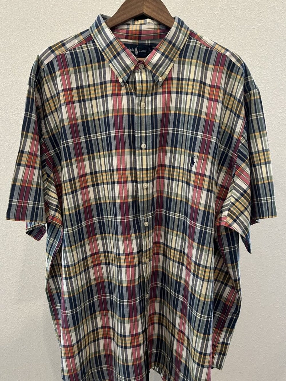 Polo Ralph Lauren Multicolor Plaid Short Sleeve Button Down